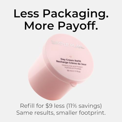 SIMPLE PLAN Advanced Moisturizing Day Cream ? Hydrating Face Moisturizer with Hyaluronic Acid & Ceramides, Fragrance-free Facial Moisturizer for Women & Men, Daily Moisturizer for Sensitive Skin 50 ML