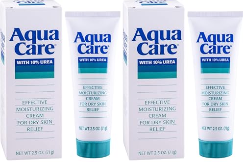 Aqua Care Cream 2.5 oz Tube (Pack of 2) – Hydrating Moisturizer with 10% Urea