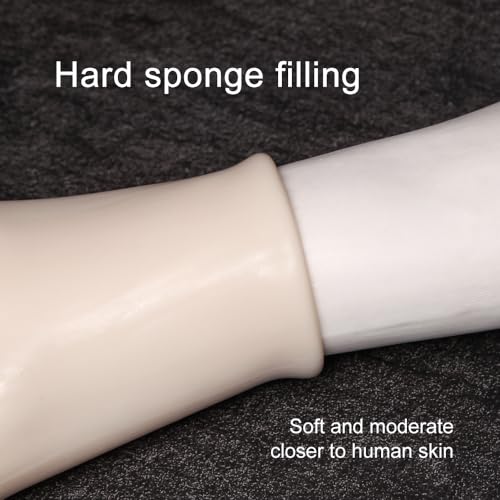 2MM Professional Silicone Tattoo Practice Arm - 1:1 Realistic Fake Skin, White Variation