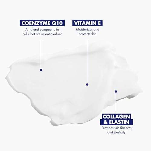 Dermisa Vitamin E Cream with Cocoa Butter, Collagen, Elastin and Coenzyme Q10, Intense Moisturizer for Dry and Aging Skin, Hydrating Face and Body Cream