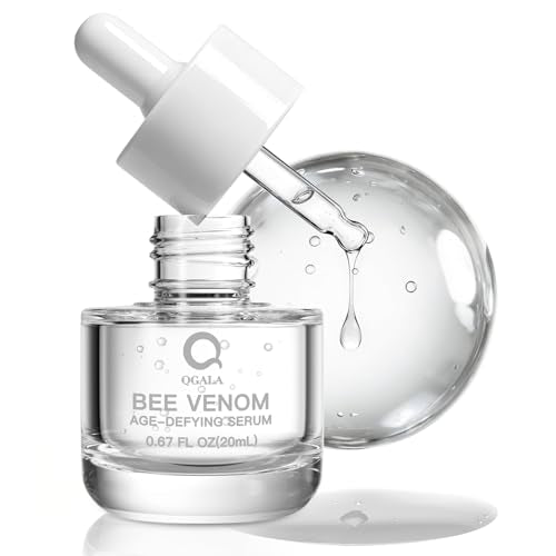 Bee Venom Serum with Sodium DNA PDRN & Acetyl Hexapeptide-8, Smoothing Lines, Hydrating & Firming Skin Facial Serum for Radiant, Healthy-Looking Skin 0.67 Fl.Oz