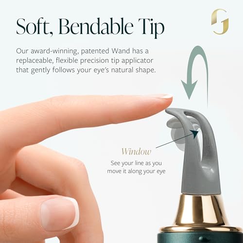 Guide Beauty GUIDE Wand, Easy Tightlining & Winged Eyeliner, Multi-Use Universal Design Cosmetic Tool for Eye & Lip Liner, Ideal for Make-up Novices, Limited Vision or Hand Dexterity