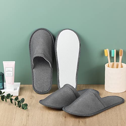 Geyoga 30 Disposable Slippers - Grey, Size 9-10