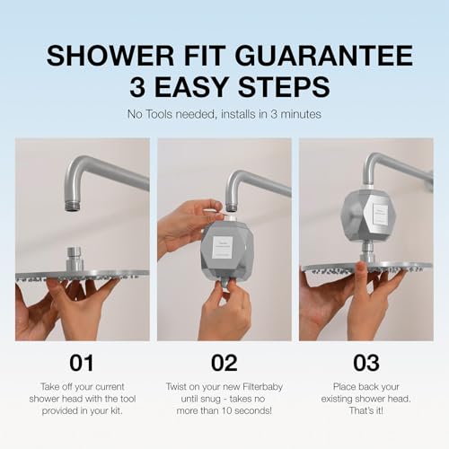 Chrome Diamond Shower Filter for Skin & Hair - Chlorine Reduction