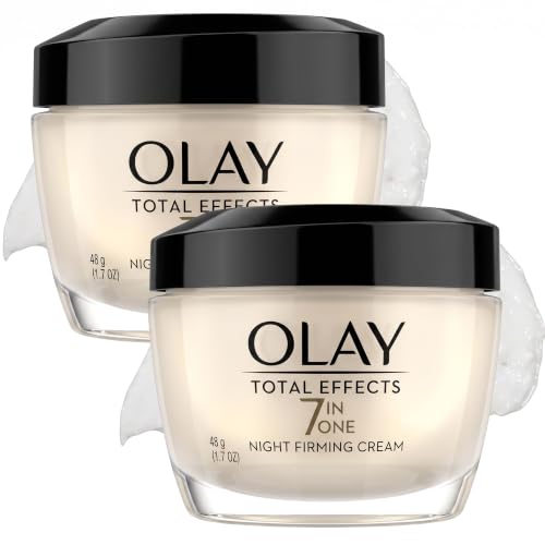 Olay Total Effects Night Firming Cream Face Moisturizer 1.7 oz Pack of 2