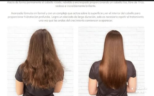 Chocolate Hair Straightener Kit - Long-Lasting Alaciado, Anti-Frizz, 6 Months