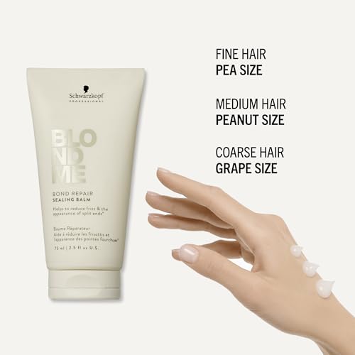 BlondMe Bond Repair Sealing Balm for Blonde & Grey Hair 2.5 Fl Oz
