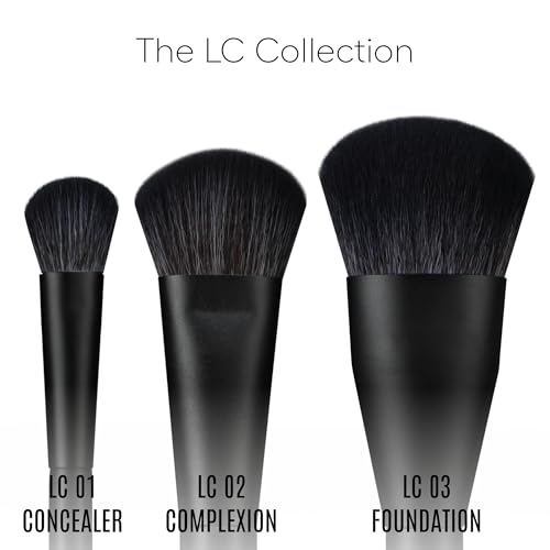 rephr LC 02 Complexion Brush, Synthetic Bristles, Liquid/Cream Contour & Bronzer Application