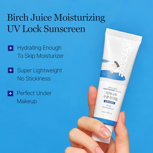 SPF 45 Sunscreen 2-Pack - Hydrating UV Lock Facial Sunblock with No White Cast - Lightweight, Sensitive Skin Safe, SPF 45 Broad Spectrum - Sunscreen 2Pack