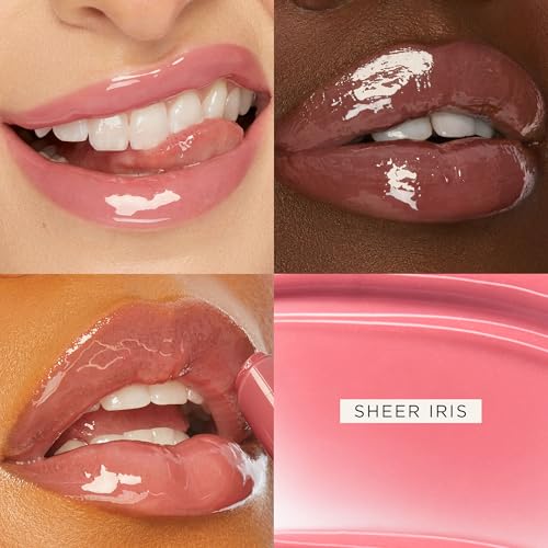 Tarte Maracuja Juicy Lip Vinyl Gloss - Sheer Iris, Hydrating & Volumizing Lip Balm with Hyaluronic Acid & Vitamin E