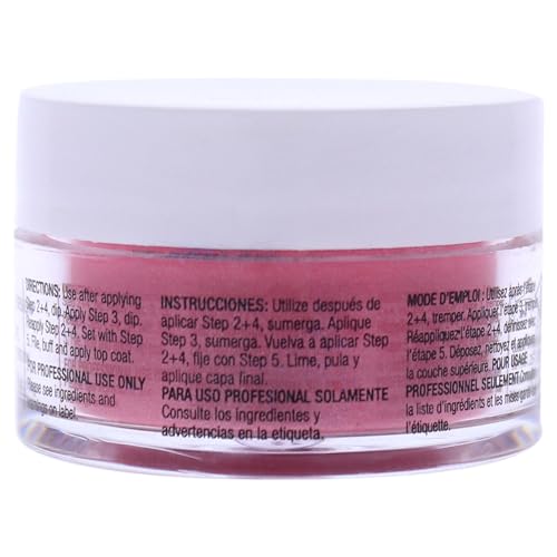 Cuccio Colour Powder Nail Polish - Lacquer For Manicure And Pedicure - Highly Pigmented Powder That Is Finely Milled - Durable Finish With A Flawless Rich Color - Rose W/ Rainbow Mica - 0.5 Oz