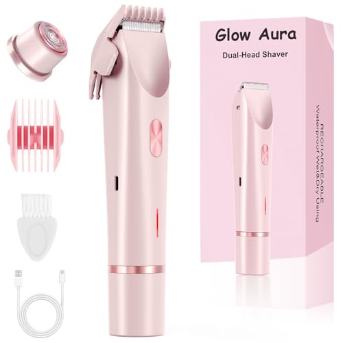 GlowShave¢â -2-in-1 Women¡¯s Body Shaver,Glow Aura Bikini Shaver