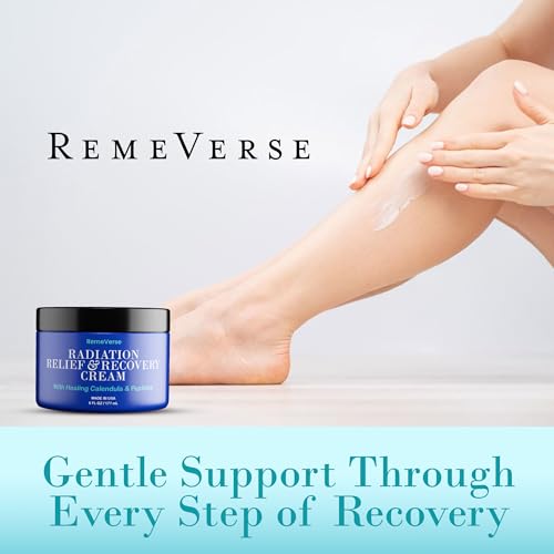 RemeVerse Radiation Cream - Unscented, Hydrating Skin Care for Burns & Sensitive Skin - 6 fl oz - Variation of Radiation Cream
