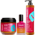 Collagen Hair Mask Shampoo and Argan Oil Set for Dry Damaged Hair - 1350ml