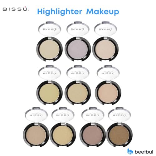 Biss? Powder Highlighter Makeup ? Lightweight, Silky Formula for Radiant Skin, Easy Application, 10 Versatile Shades (05 Leo, 4.5 Grams)