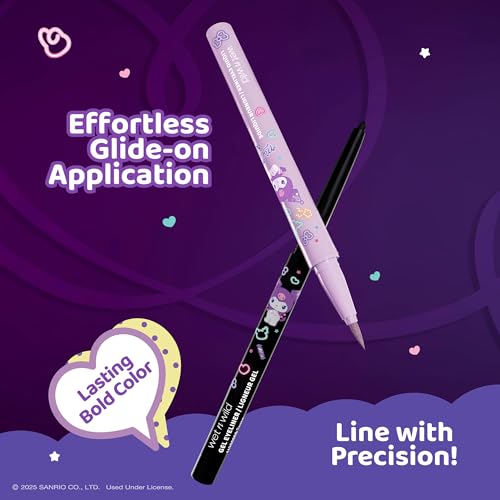 wet n wild My Melody and Kuromi Liquid And Gel Eyeliner Set - Twisted Cute