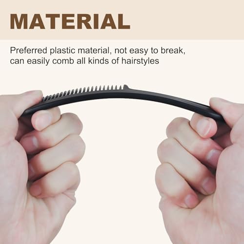 Travel Size Hair Combs Bulk 300 Pack - Black, Individually Wrapped, 5.9 Inch