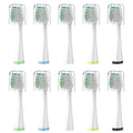 White Replacement Brush Heads for Smile Bright Platinum Sonic Toothbrush – Pack of 10