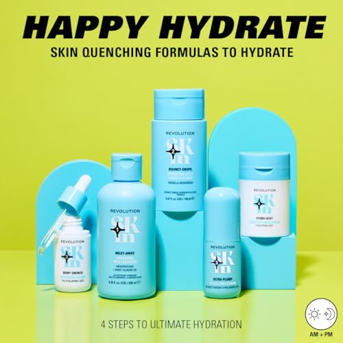 Revolution Skin, Hydra Heist Hyaluronic Acid Hydrating Moisturizer, Lightweight & Moisturizing Face Cream, Vegan & Cruelty-Free, 1.69 fl oz