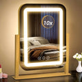 Gold 13.9" x 12" LED Vanity Mirror with Lights, Touch Control
