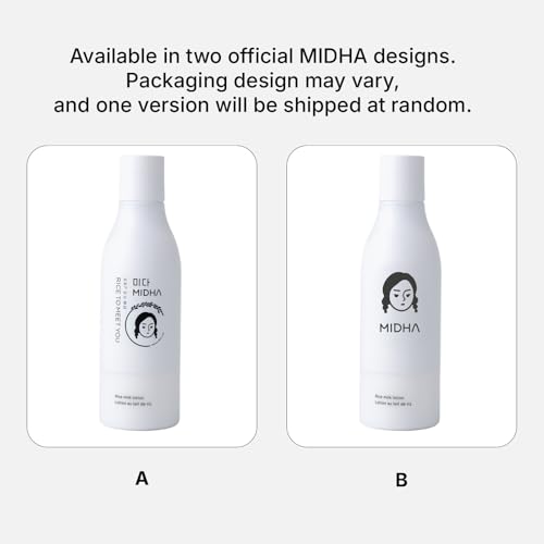 MIDHA RICE MILK LOTION, 6.76fl.oz/200ml, Deep Hydration, Soothing Care, Lightweight Nourishment ? Smooth Skin Texture, Radiant Finish, Glowing Complexion