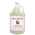 Best of Nature 100% Pure Fractionated Coconut Oil - Natural Massage Oil, Unscented Moisturizer for Men and Women, for Skincare and Hair Care, Carrier for Essential Oils, Gallon (128 fl oz)
