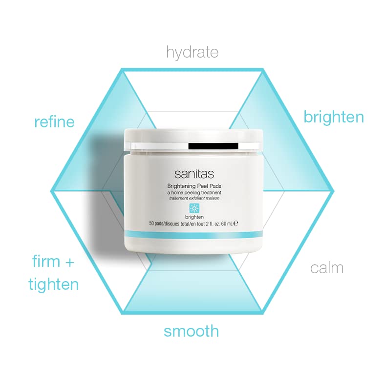 Brightening Exfoliating Peel Pads with AHA/BHA - 50 Count