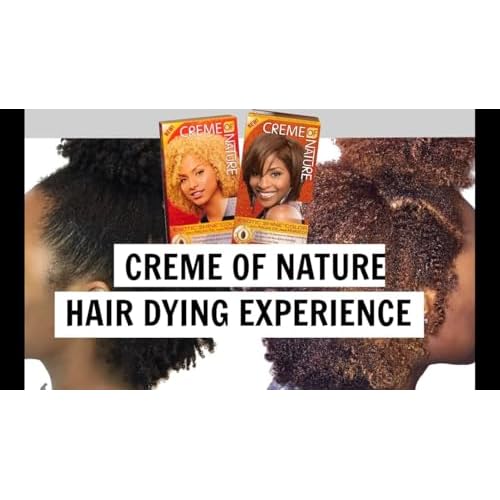 Exotic Shine Hair Color by Creme of Nature, 7.6 Intensive Red, with Argan Oil from Morocco, 1 Application