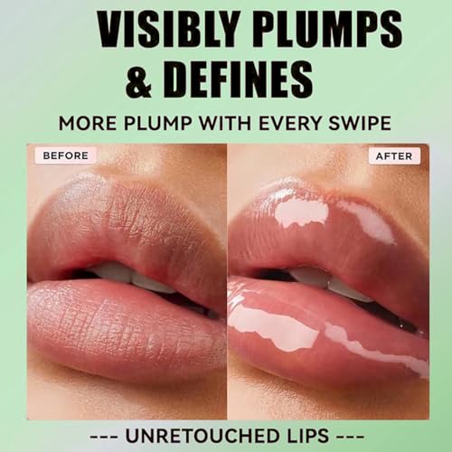 8 Colors Hydrating Lip Oil Set, Big Brush Head Moisturizing Lip Glow Oil, Shiny Moisturizing Lip Gloss, Nourishing & Non-Sticky Long Lasting Fresh Transparent Tinted Plumping Lip Oil (SetA+B)