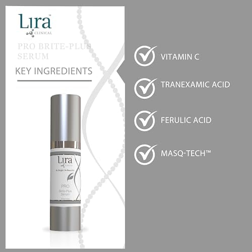 Skin Brightening Serum with Vitamin C & Tranexamic Acid - 0.5oz