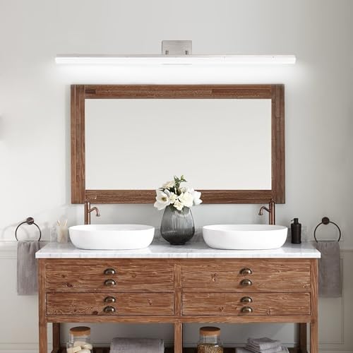 48-Inch Modern LED Vanity Bath Light Brushed Nickel 5000K Nickel 5000K