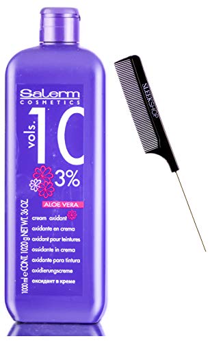 Hair Color Developer Kit with Comb - Aloe Vera Oxidant for Professional Hair Coloring