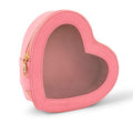 Aaly Beauty Heart Makeup Bag - Pink Cosmetic Organizer for Full-Size Makeup & Skincare