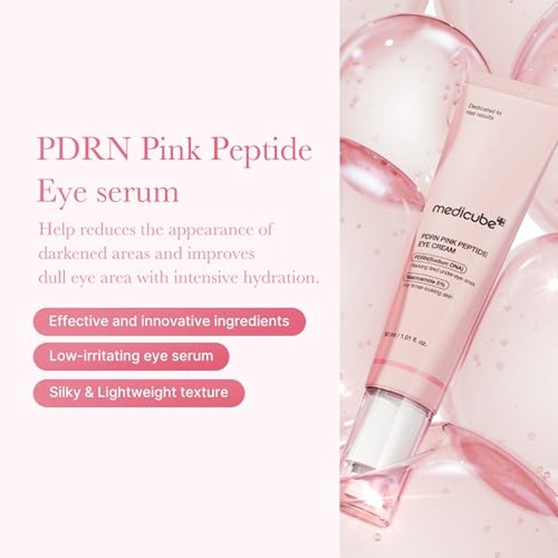 medicube Eye Serum Duo for Firmer-Looking Skin: PDRN Peptide Serum and Deep Reviving Peptide Eye Cream | Korean Skincare, Gifts for Her, Valentines Day Gifts for Her, Skin Care Set