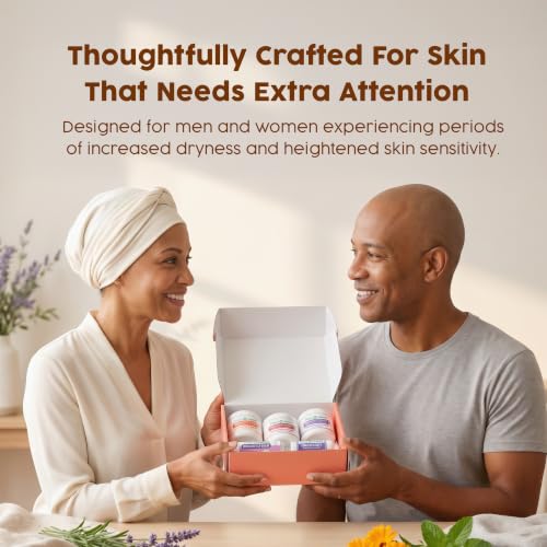 Chemo & Radiation Patient Gift Set - Comfort Skincare Kit for Sensitive Skin