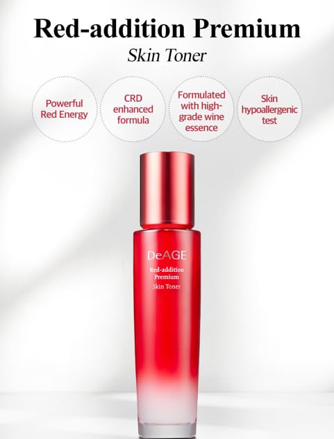 Hydrating Facial Toner with Red Food Extracts - Nourishing Skin Rejuvenation 130ml