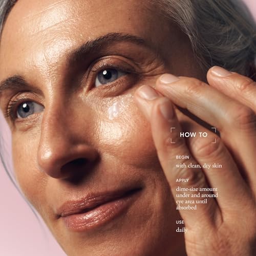 Anti-Wrinkle Eye Cream with Vitamin C & Coconut Oil - Line Correcting 0.5 fl oz