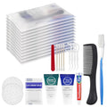 20-Pack 8-in-1 Toiletry Kits – Travel Essentials Set with Toothbrush, Toothpaste, Body Wash & More (Zhjianup)