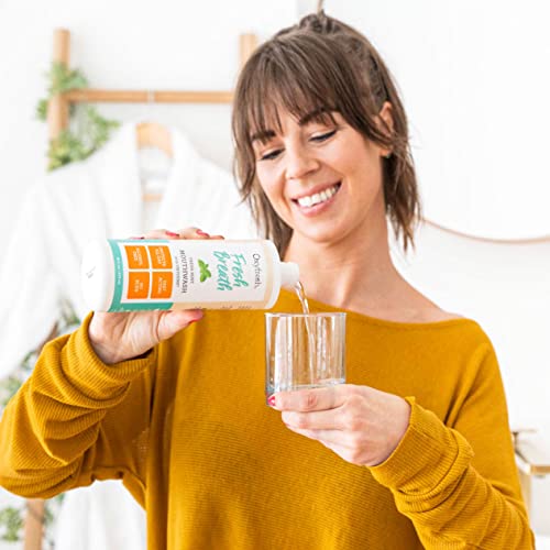 Oxyfresh Premium Fresh Mint Mouthwash 16 Fl Oz Pack of 3 - Alcohol-Free, Light Flavor, Zero Burn