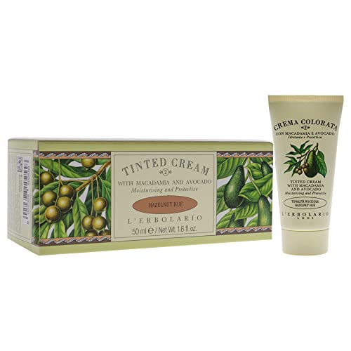 L'Erbolario Tinted Face Cream Hazelnut Shade 1.6 oz Natural Cover Hydrating Makeup