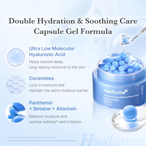 Hydrating Glow Capsule Duo with Hyaluronic Acid & PDRN - Skin Moisturizer