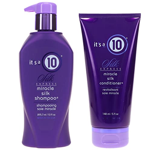 It's a 10 Silk Express Miracle Silk Shampoo & Conditioner Set – Smoothing Hair Care Duo