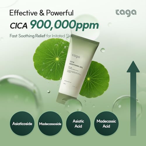 Vegan Centella Soothing Gel 200ml - Cooling Moisturizer for Face & Body