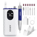 AIRSEE Professional Rechargeable Cordless Nail Drill G7 Blue - High-Speed Manicure Tool