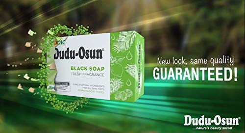 African Black Soap Bulk Pack 6 Count - Dudu-Osun Shea Honey & Aloe Vera