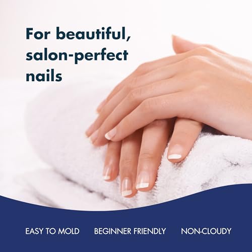 DeEnti Advanced Gel Clear Acrylic Nail Powder 4oz – Clear for Overlays & Extensions