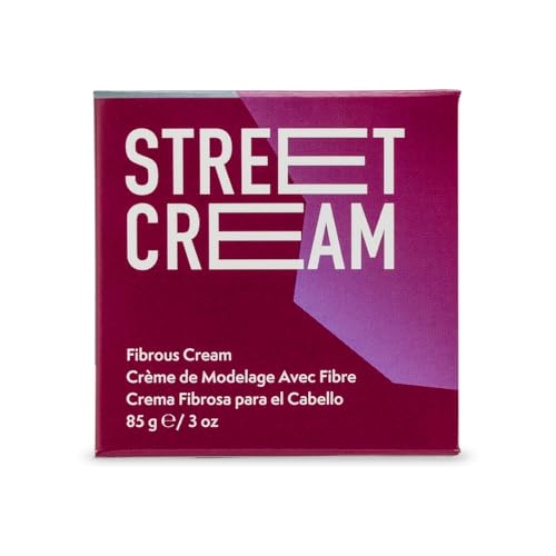 Johnny B. Street Hair Cream 3 oz - Matte Finish, Volumizing Pliable Hair Styling Cream (Pack of 1)