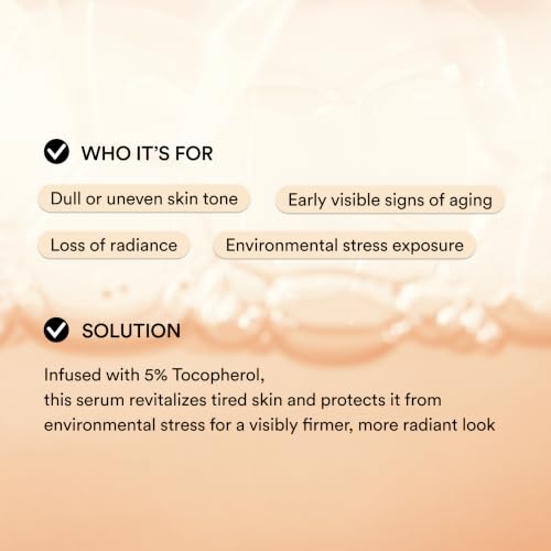 Skit 5% Vitamin E Serum with Glutathione - Brightening & Antioxidant Care, 1.69 fl oz