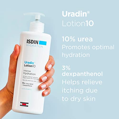 Hydrating Foot Cream with 10% Urea for Dry Skin - Uradin Lotion & Podos Bundle