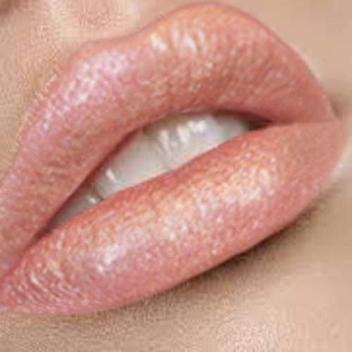 By The Clique Blushing Bride Premium Nude Lipstick and Champagne Glitter Gloss Top Coat Bundle